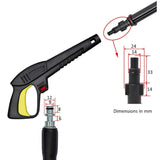 High Pressure Water Gun With ROtating Nozzle, Compatible With Lavor Pressure Washers