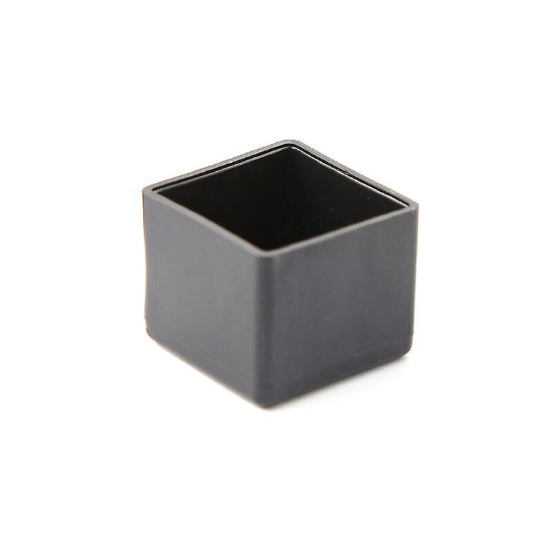 Square Rubber End Caps - 25Mm - For Chairs, Tables, Furniture Legs