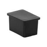 8 Pack Rectangular Non-Marking Pvc Chair Leg Caps 30Mm X 50Mm (1-3/16" X 2")