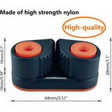 Ball Bearing Cam Cleat Marine Boat Quick Entry ROpe Cam Cleat Wire Fairlead Sailing Sailboat Equipment - Front View