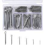 230 pcs Stainless Steel Cotter Pins M1 M2.5 M3 M4 M5 Retaining Pin Assortment Kit With Storage Box