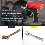 Sandblasting Gun, Portable Sandblaster Pneumatic Sandblaster, Pneumatic Sandblasting Gun With Hopper For Removing Paint