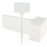 50 Pieces 15.5Cm Outdoor Plant Large Labels Outdoor Plastic Vegetable Garden, White