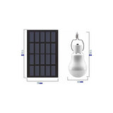 Portable Solar Light LED Bulb Solar Powered With Solar Panel For Garden, Patio, Indoor, Outdoor, Hiking, Camping, Tent,