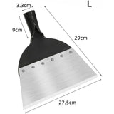 Multifunctional Garden Cleaning Shovel Steel Flat Shovel For Planting Soil Weeding Farm Tool Shovel Weeding - Front View