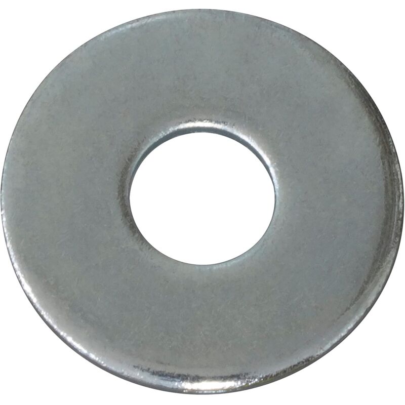 C62085 - Pack Of 20 Large Flat Washers - M8X24Mm H 2Mm - Zinc Plated Steel Din9021