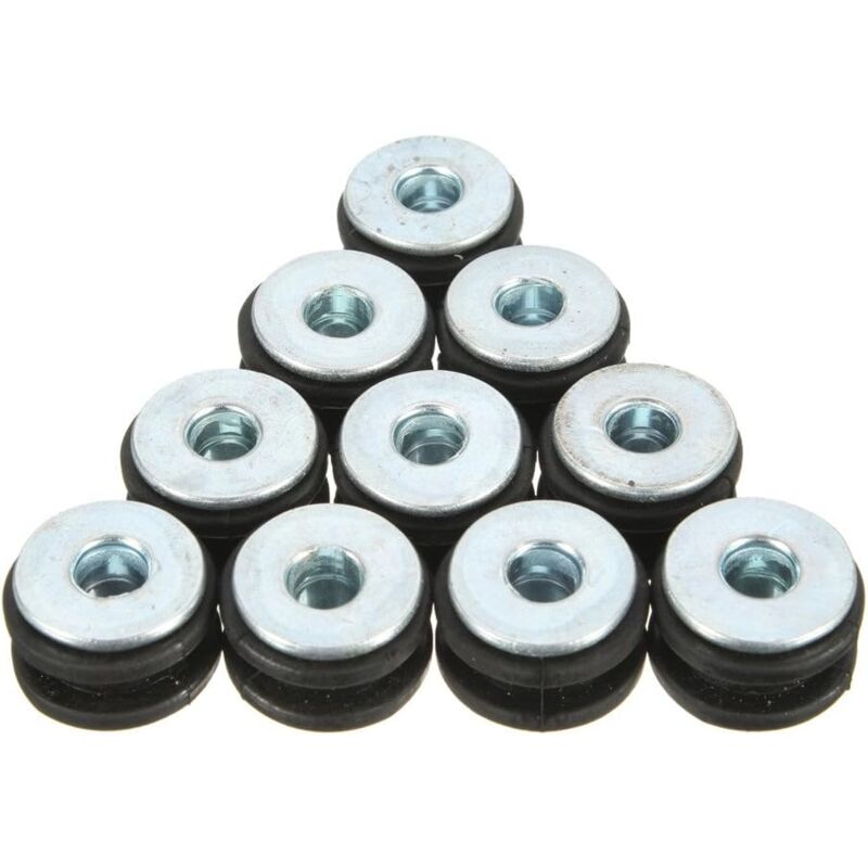 10 pcs Motorcycle Rubber Grommet Bolt For Honda/Yamaha/Suzuki/Kawasaki Fairings