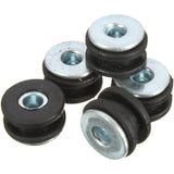 10 pcs Motorcycle Rubber Grommet Bolt For Honda/Yamaha/Suzuki/Kawasaki Fairings - Top-Down View