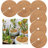 Pieces Mulching Disc, Winter Protection For Potted Plants, Plant Protection Mat, Biodegradable Coconut Mat Plants For