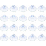 20 pcs Small Clear Plastic Suction Cups No Hook 20Mm