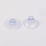 20 pcs Small Clear Plastic Suction Cups No Hook 20Mm