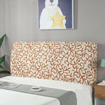 Headboard Cover Painted Pattern Dust Cover Headboard Protector Stretch Cover For Bedroom Upholstered Decoration