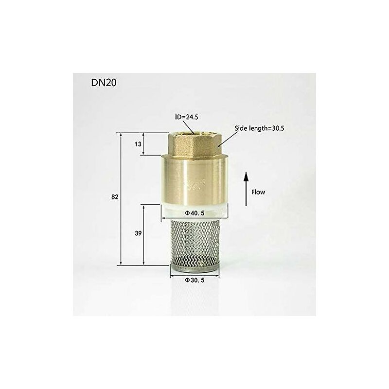 Check Valve 1/2 3/4 1-1/4 1-1/2 2-1/2 3 Inch - Non-Return Valve Pump Check Valve (3/4 Inch)