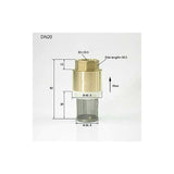 Check Valve 1/2 3/4 1-1/4 1-1/2 2-1/2 3 Inch - Non-Return Valve Pump Check Valve (3/4 Inch)