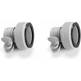 2 pcs Set Type B Adapters (32 And 38 Mm Connection) Ep - Front View
