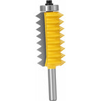 Tenon Cut Woodwork Milling Cutter Power Tool Finger Glue Joint ROuter Bit With 8Mm Shank, ROuter Bit Woodworking Cutter