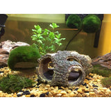 Aquarium Decoration Resin ROot, Aquarium Cave Tree Decoration Artificial Cave For Aquarium Ornaments Home Decor Garden - Side View