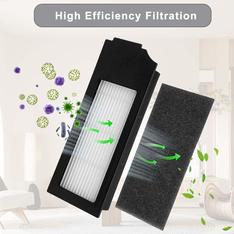 Filter Brush Cloth Replacement Accessories Set For Ecovacs Deebot T20 Omni T10 Omni Deebot X1 Omni X1 Turbo X1 Plus