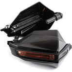 Motorcycle Hand Guard Handle Shield Motorbike Motocross Scooter Windproof Handlebar Protective Gear - Black