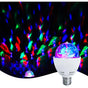 LED Party Lamp,Automatic ROtating 3W Multi-Color LED Light Bulb, Disco Light Effect, Suitable For All Lamps With E27
