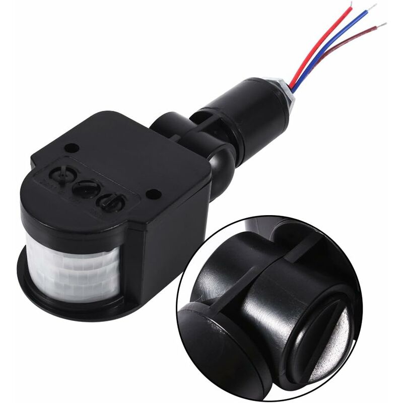 Outdoor LED Motion Sensor Switch 90250V 180 Degree Security Infrared Pir Motion Sensor Detector Wall Light Switch