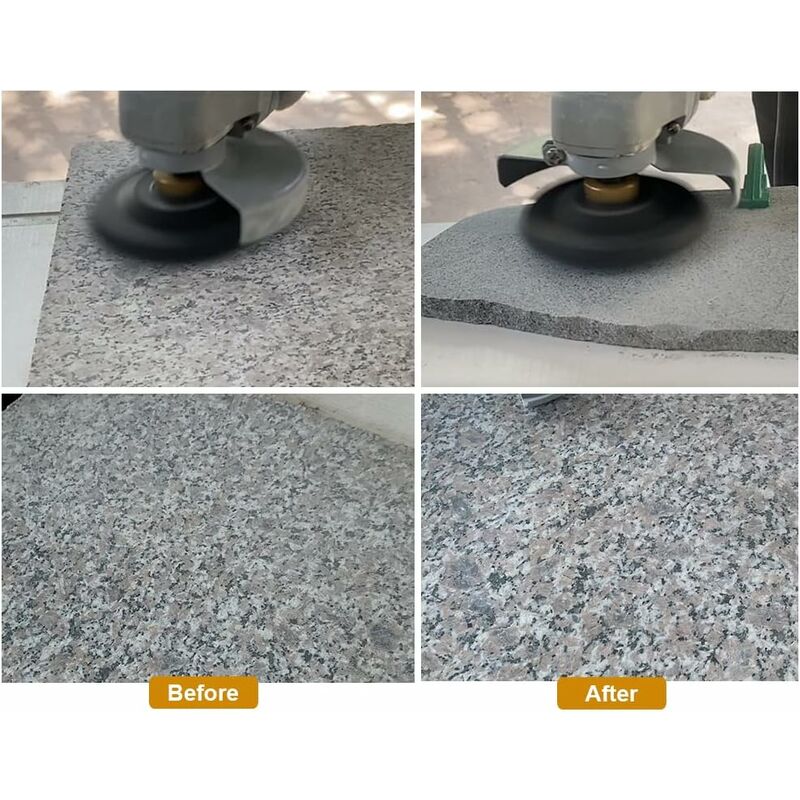 7 pcs Diamond Polishing Disc 4"/100Mm Dry Diamond Polishing Pads For Marble, Granite, Stone, Concrete (50)