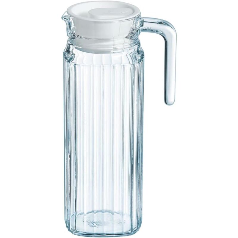 Arcoroc Quadro Frigo Pitcher With A Lid 110Cl, 1 Pitcher, White