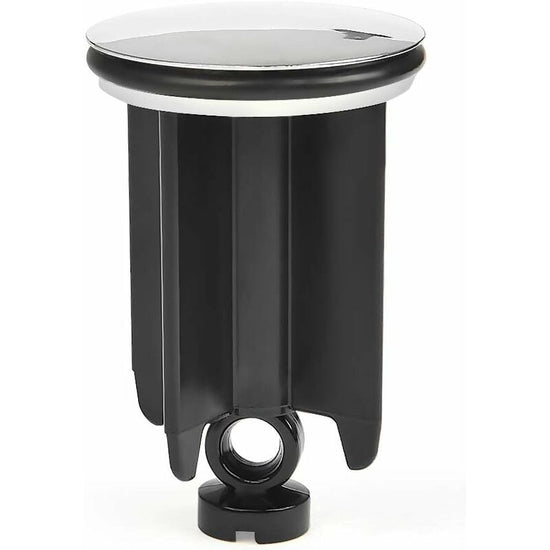 Ersandy Sink Plug ⌀ 40Mm Height Adjustable For Bathroom, Universal Aluminum Alloy Sink Plug - Black