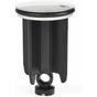 Ersandy Sink Plug ⌀ 40Mm Height Adjustable For Bathroom, Universal Aluminum Alloy Sink Plug - Black