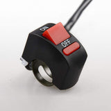 1 Piece Motorcycle Handlebar Switch On Off Push Button Bike Motorbike Tuning Part For U5 U7 U2 LED Headlight Scooter - Top-Down View