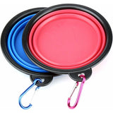 2 Dog Bowl Foldable Travel Dog Water Bowl Portable Cat Pet Silicone Food Bowl Small - Side View
