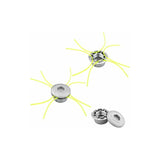 Universal Aluminum Brush Cutter Head Replacement Brush Cutter Heads String Set Lawn Trimmer Attachment Power Tools - Side View