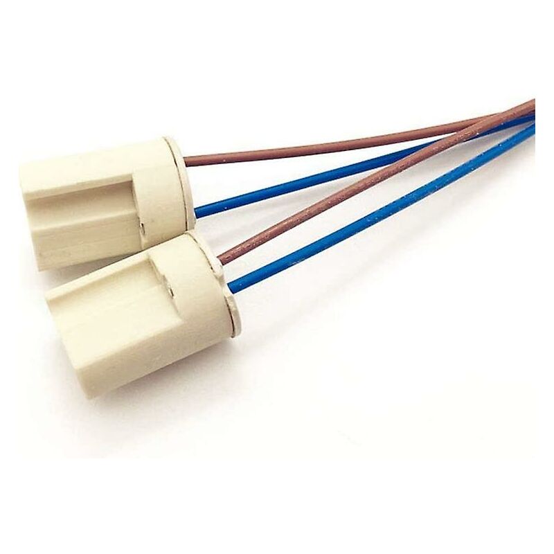 10 pcs G9 Ceramic Lamp Holder,Halogen Lamps Ceramic Connector Socket,G9 Lamp Holder 250V G9 Socket Ceramic Light Lamp