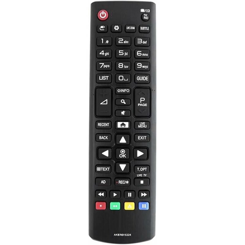 Universal Wireless Tv Remote Control Universal Remote Control For Lg Hdtv LED Digital Smart Tv Black