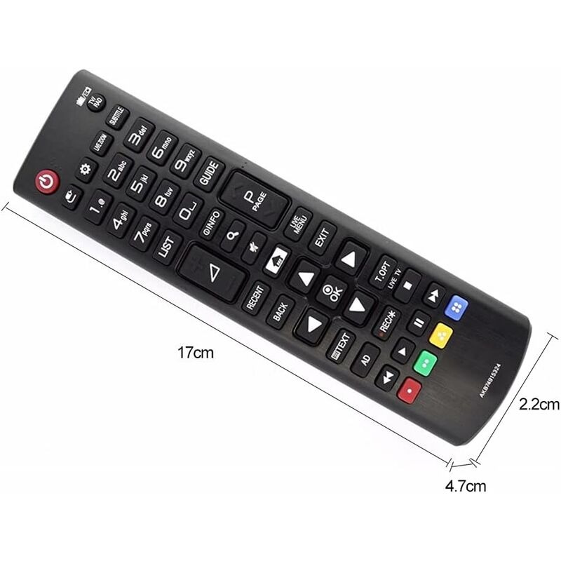 Universal Wireless Tv Remote Control Universal Remote Control For Lg Hdtv LED Digital Smart Tv Black