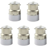 5 Pack B22 To E14 Light Bulb Socket Converter B22 Socket Adapter Convert To Standard E14 Lamp Holder