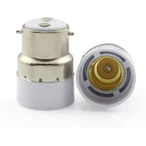 5 Pack B22 To E14 Light Bulb Socket Converter B22 Socket Adapter Convert To Standard E14 Lamp Holder - Front View
