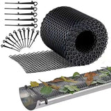 Plastic Gutter Guard, 18Cm X 8M, Heavy Duty Mesh Gutter Guard, Leaf Filter, (18Cm X 8M)