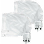 2 Pack Pool Cleaner Filter Bags Fits Polaris360 And 380 Pool Cleaner Zippered And Adjustable Design In White