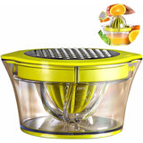 Multifunction Manual Juicer, 4 In 1 Citrus Juicer For Oranges, Lemons, Citrus Fruits, With 1 Reamer, Engraved