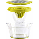 Multifunction Manual Juicer, 4 In 1 Citrus Juicer For Oranges, Lemons, Citrus Fruits, With 1 Reamer, Engraved
