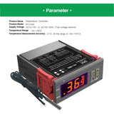 Stc-1000 Temperature Controller, 12V 10A Multi-Purpose Digital Thermostat With Ntc Probe For Fermentation Hatch,