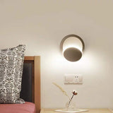 Indoor Wall Lights White LED Wall Lamp 5W Modern Wall Light Warm White Creative 2 In 1 Iron Wall Sconce LED Lamp (White)
