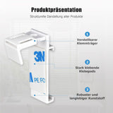 4 pcs Double ROller Blind Clamp Brackets No Drilling Replacement Accessories For Pvc, Wooden Window, Door Leaf