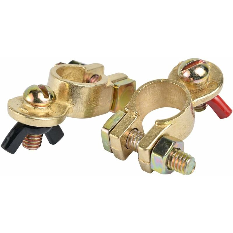 12V/24V Battery Terminal Battery Terminals Battery Connectors With Wing Nut(1 Pair)