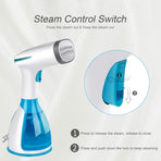 Garment Steamer 1000W 280Ml Handheld Vertical Iron Portable Ironing Wrinkle Remover Fast Heating For Fabric And Textile
