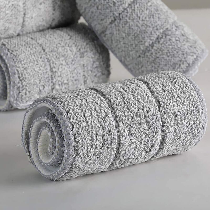 Super Absorbent Mop Head Refills - Washable Microfiber Household Mop Head Cleaning Pad Microfiber Washable Cleaning Mop