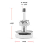 Turbocharger Boost Gauge Mounting Kit, Universal Car Turbocharger Silicone Boost Hose Pipe Nipple Turbo Vacuum Gauge - Side View