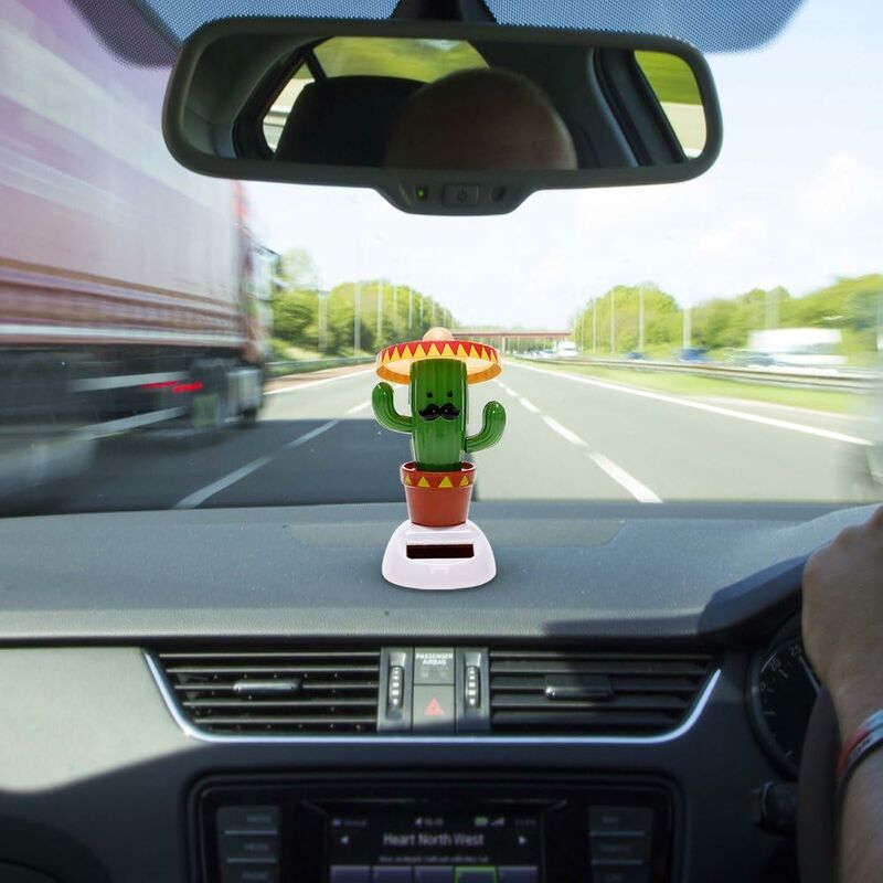 Car Ornaments DAncing Shaking Head Auto DAshboard Decoration Car Accessories (Cactus)