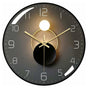 Modern Silent Wall Clock, 30Cm Diameter ROund Digital Quartz Wall Clock, Suitable For Living ROom, Office, Bedroom,